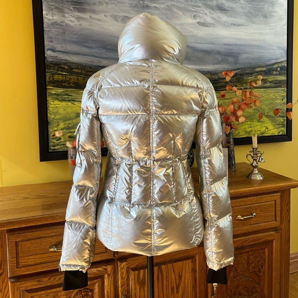 SAM Freestyle Iconic Silver Puffer Jacket - Picture 7 of 14